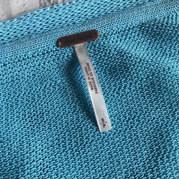 Free people Clear Day cropper belted wrap short sleeve cardigan Small NEW - Picture 6 of 8